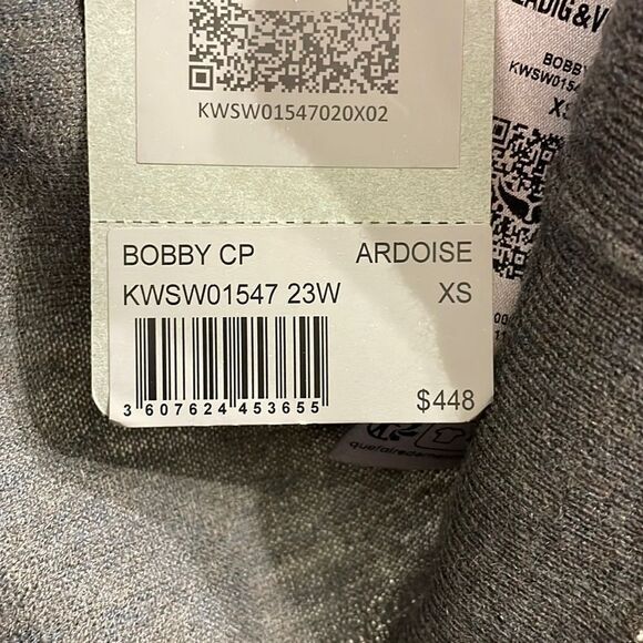 NWT Zadig & Voltaire Cashmere Distressed Sweater - Picture 9 of 13